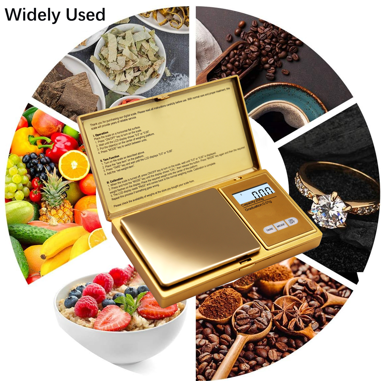 Xtreme Digital Pocket Scale, 200g*0.01g-(XTR-509)